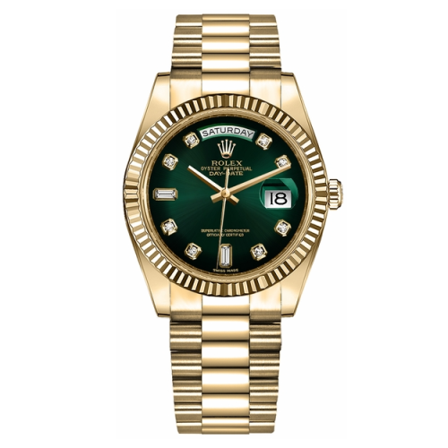 Day-Date Green Diamond Dial 36mm