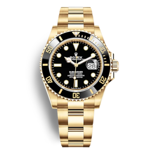 Submariner Date Black Dial Yellow Gold 41mm