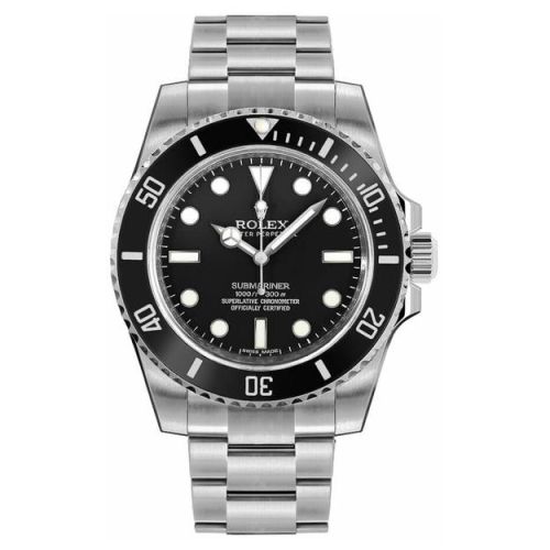 Submariner No Date Diver Watch Black Dial 40mm