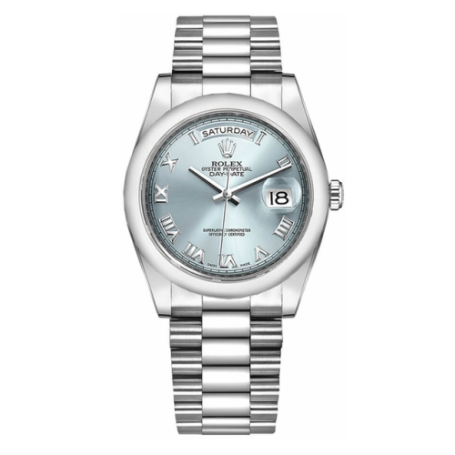 Day-Date Ice Blue Roman Numeral Dial 36mm