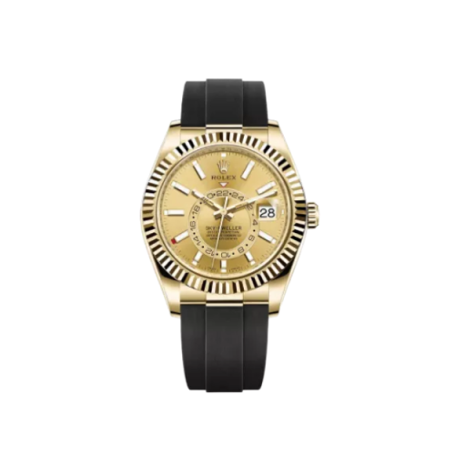 Sky-Dweller Yellow Gold Champagne Dial 42mm