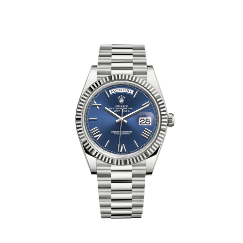 Day-Date White Gold Blue 40mm