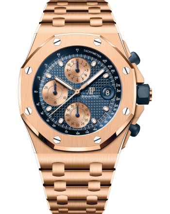 OFFSHORE Pink Gold Blue Dial CHRONOGRAPH 42mm