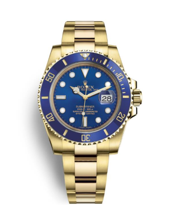 Submariner Date Blue Dial 18k Yellow Gold 41mm